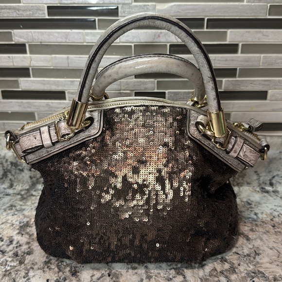 EUC✨COACH MADISON SOPHIA SEQUIN MINI SATCHEL NO CALLOUTS - Picture 5 of 8